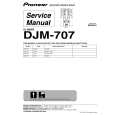 PIONEER DJM-707/WYXJ4 Instrukcja Serwisowa