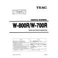 TEAC W-800R Instrukcja Serwisowa