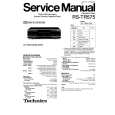 TECHNICS RSTR575 Instrukcja Serwisowa
