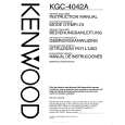 KENWOOD KGC4042A Instrukcja Obsługi