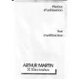 ARTHUR MARTIN ELECTROLUX FE2000W1 Instrukcja Obsługi