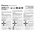 PIONEER DVR-111/KBXV/5 Instrukcja Obsługi