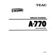 TEAC A-770 Instrukcja Serwisowa