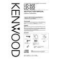 KENWOOD UD502 Instrukcja Obsługi