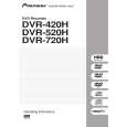 PIONEER DVR-720H-S/WVXK Instrukcja Obsługi