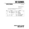 SONY XR-5509RDS Instrukcja Serwisowa