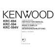 KENWOOD KRC-594 Instrukcja Obsługi