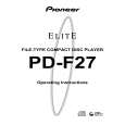 PIONEER PD-F27 Instrukcja Obsługi