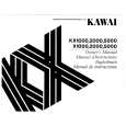 KAWAI X1000 Instrukcja Obsługi