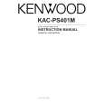 KENWOOD KAC-PS401M Instrukcja Obsługi