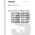 TOSHIBA TLP-T400 Instrukcja Serwisowa