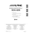 ALPINE KCA420I Instrukcja Obsługi