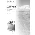 SHARP LC20T1RU Instrukcja Obsługi
