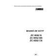 ZANUSSI ZC8552S Instrukcja Obsługi
