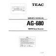 TEAC AG680 Instrukcja Serwisowa