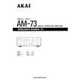 AKAI AM-73 Instrukcja Obsługi