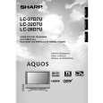 SHARP LC26D7U Instrukcja Obsługi