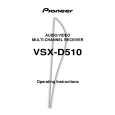 PIONEER VSX-D510/MVXJI Instrukcja Obsługi
