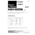 PIONEER KEH-6100B Instrukcja Serwisowa