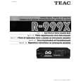 TEAC R999X Instrukcja Obsługi