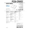 SONY PCGACRWD2 Instrukcja Serwisowa