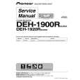 PIONEER DEH-1920R/XU/EW5 Instrukcja Serwisowa