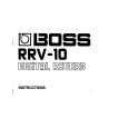 BOSS RRV-10 Instrukcja Obsługi