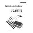 PANASONIC KXP3124 Instrukcja Obsługi