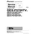 PIONEER GEX-P5750TV/XF/BR Instrukcja Serwisowa