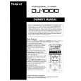 ROLAND DJ-1000 Instrukcja Obsługi