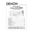 DENON AVC-3800 Instrukcja Serwisowa
