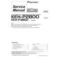 PIONEER KEH-P2800/XN/UC Instrukcja Serwisowa