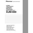 PIONEER DJM-600/WYXCN6 Instrukcja Obsługi