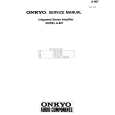 ONKYO A807 Instrukcja Serwisowa