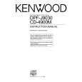 KENWOOD CD4900M Instrukcja Obsługi