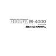 LUXMAN M4000 Instrukcja Serwisowa
