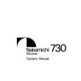 NAKAMICHI 730 Instrukcja Obsługi