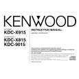 KENWOOD KDCX915 Instrukcja Obsługi