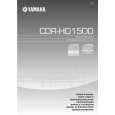 YAMAHA CDR-HD1500 Instrukcja Obsługi
