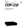SONY CDP-C5F Instrukcja Obsługi