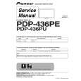 PIONEER PDP436PE Instrukcja Serwisowa