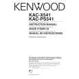 KENWOOD KACX541 Instrukcja Obsługi