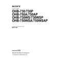 SONY OHB-750WSAP Instrukcja Serwisowa