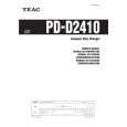 TEAC PD-D2410 Instrukcja Obsługi