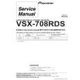 PIONEER VSX-708RDS/HYXJIGR Instrukcja Serwisowa