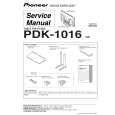 PIONEER PDK1016 Instrukcja Serwisowa