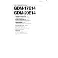 SONY GDM-20E14 Instrukcja Obsługi
