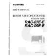 TOSHIBA RAC-07E-E Instrukcja Serwisowa