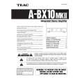 TEAC A-BX10MKII Instrukcja Obsługi