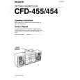 SONY CFD-455 Instrukcja Obsługi